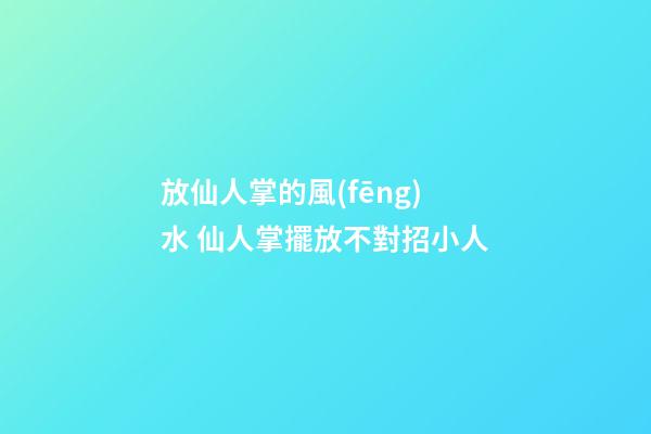 放仙人掌的風(fēng)水 仙人掌擺放不對招小人